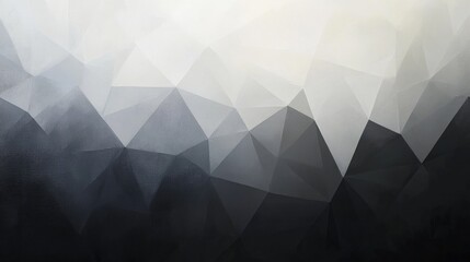 Aufkleber - Abstract painting featuring geometric shapes in a gradient of gray tones