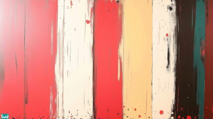 Aufkleber - Aged Metal Corrugated Surface with Rust Scratches and Faded Brown Paint Revealing Vibrant Yellow Beneath