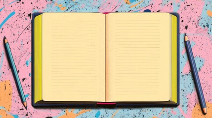 Aufkleber - Blank Sketchbook for Drawing Ideas
