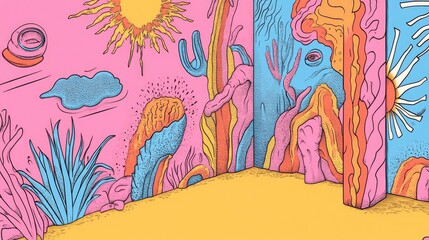 Aufkleber - Colored Paper Backdrop