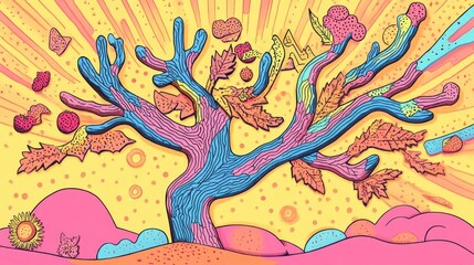 Poster - Berries on a Bright Autumn Day