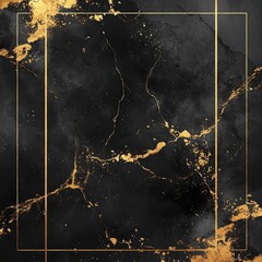 Poster - Black And Gold Marble Abstract Background Abstract Palm Sky Background Black White And Gold Marble Rock Texture Banner Background Design