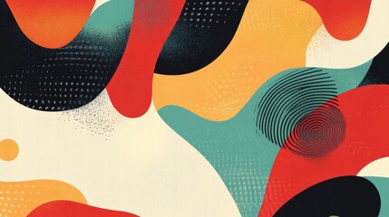 Aufkleber - Abstract design elements featuring a captivating background pattern