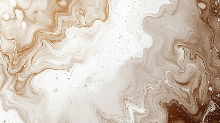 Aufkleber - Abstract Light And Dark Marble Texture White And Beige Marble Background Modern Digital Marbling Pattern Unique Texture Of Marble And Paint Formed By The Flow Of Various Liquids