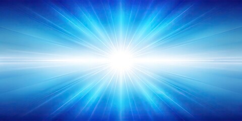 Canvas Print - symmetrical blue white smoke gradient bright light background texture