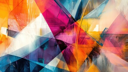 Aufkleber - Abstract design painting for glass and wall graphics Suitable for various commercial spaces such as offices transportation hubs retail stores and shopping centers