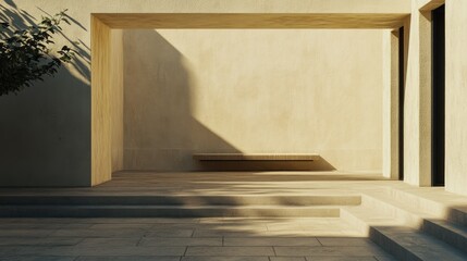 Poster - Minimalist Architectural Composition with Clean Lines