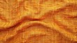 © suchetpong - Symmetrical orange linen cloth texture background