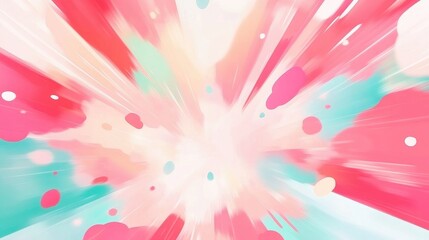 Aufkleber - Abstract Pink Sunset Sky Background with Motion Blur Vivid Pink Blue Sky Visual for Enhancing Your Photos