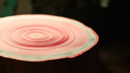 Aufkleber - Close Up of Tree Ring Patterns