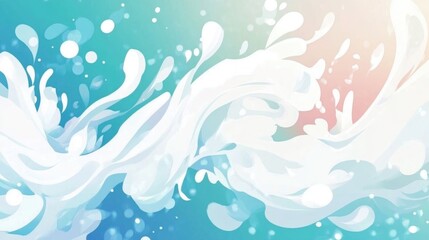 Aufkleber - Blue and White Color Background