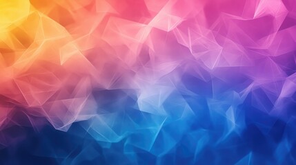 Aufkleber - Abstract geometric texture featuring a colorful blurred background ideal for gradient wallpapers wave illustrations and fantasy patterns in graphic presentation or fashion design
