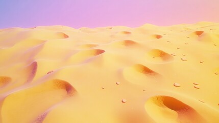 Aufkleber - Close up of beach sand featuring unique shades of golden grains and a softly lit tan dune surface ideal for background displays