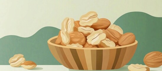 Poster - A Bunch Of Walnut Kernels