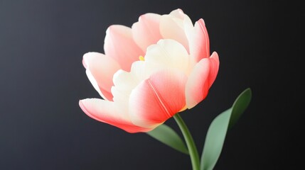 Poster - Blank Card with Tulip