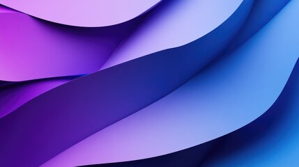 Aufkleber - 3D rendering of an abstract geometric background featuring purple and blue hues Suitable for advertising technology showcases banners gaming sports cosmetics business and metaverse Sci Fi illustra