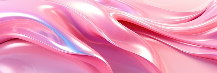 Poster - Abstract Pink Liquid Texture