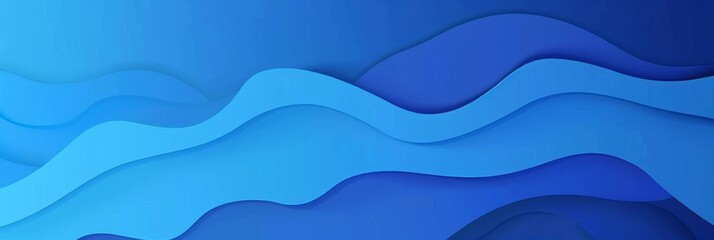 Fototapete - Abstract blue background nature geometric organic wallpaper, flowing textures of painted surface rough patterns and water Grunge Decorative Relief Navy Blue glowing grid on technology hi-tech concept