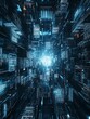 © Achirawee - Futuristic AI world, interconnected networks, digital cityscape, advanced technology
