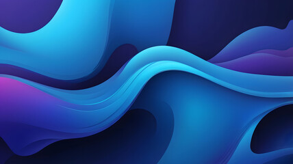 abstract blue wave vector design, flowing water pattern for web background