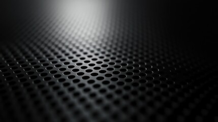 Poster - Close-up of a textured surface with perforations, creating a modern, industrial aesthetic.