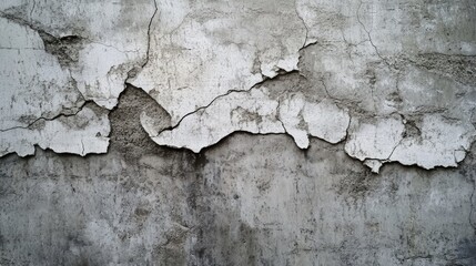 Closeup, weathered wall reveals layers of peeling paint, a testament to time and exposure