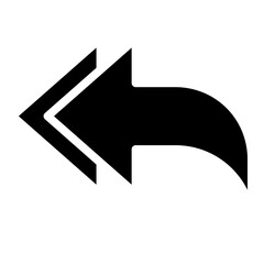 Poster - reply arrow icon