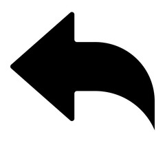 Poster - reply arrow icon