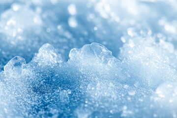 Poster - Xmas abstract surface texture with snow waves. White cold waves of snow sparkle in the sun. Winter landscape with snow.