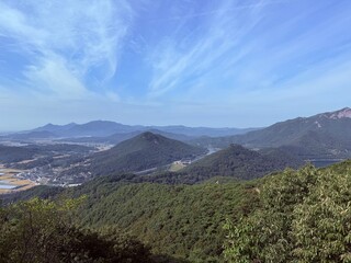 담양 금성산성에서 본 풍경