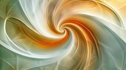 Poster - Swirling Abstract Pattern with Soft Colors