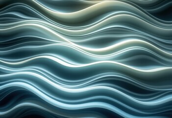 Wall Mural - abstract blue wave background