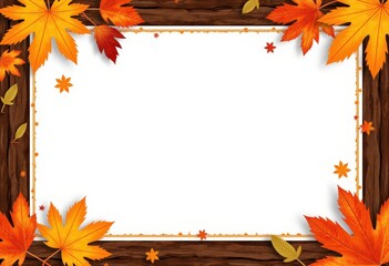 autumn background with leaves