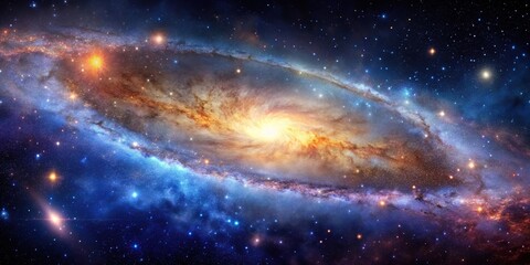 Wall Mural - space nebula and galaxy stars and nebula long shot