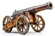 © suchetpong - Spanish colonial cannon replica isolated on a white background