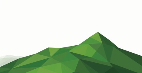 Poster - Simple green banner, a background for web design, with white space on the left side, a isolated abstract white background, a green gradient, curved lines, a flat style, simple shapes, minimalism