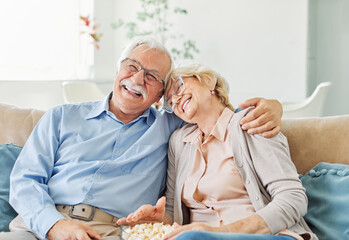 Wall Mural - senior portrait woman man couple happy retirement smiling love elderly lifestyle old together active