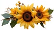 © Business Image - Vibrant yellow sunflower bouquet for spring decor and floral designs