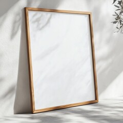 Canvas Print - Wooden Frame Mockup.