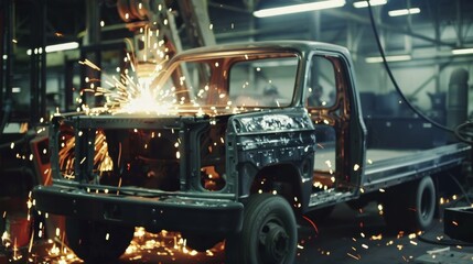 Poster - Robotic Operation in Body Shop Time Lapse