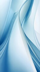 Aufkleber - Abstract flowing blue waves background, artistic concept