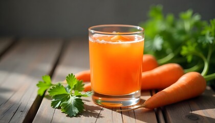 glass of carrot juice