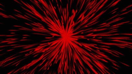 Poster - Abstract 3d rendering glowing lines background. blurred abstrack background wall in multiple colour