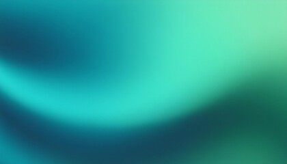 Poster - Soft gradient abstract background with teal and green hues