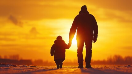 A parent bending down to embrace their child, representing the promise of love and support throughout life