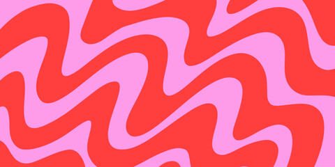 Aufkleber - Psychedelic trippy y2k retro background vector design. Groovy abstract hippie pattern. Cool geometric wave texture.