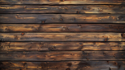 Wall Mural -  Old wooden tight planks background or texture. Wood seamless pattern.
