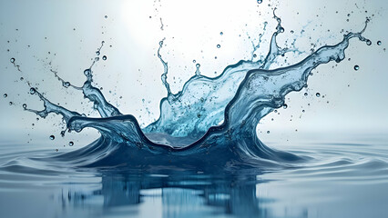 Water splash background