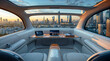 © Christian Müller - interior of an autonomous car, concept of mobility of the future