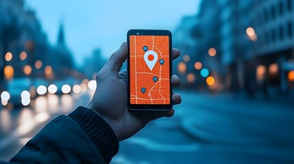 Smartphone app used by detectives to display a heat map of recent movements and activity at a crime scene location providing valuable data and analytics for law enforcement investigation